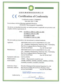 (CE)EMC for Sauna Stove 3-9KW