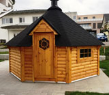 Utendrs Sauna-hytte 16,5 m2 med grill