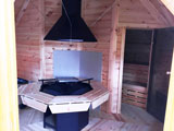 Utendrs Sauna-hytte 16,5 m2 med grill